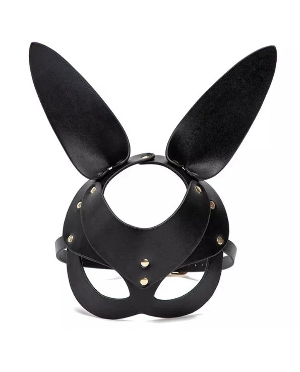 Arianna Bunny Faux Leather Mask - Image 8