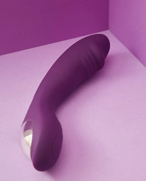 Carina Ribbed G-Spot Vibrating Dildo - Image 4