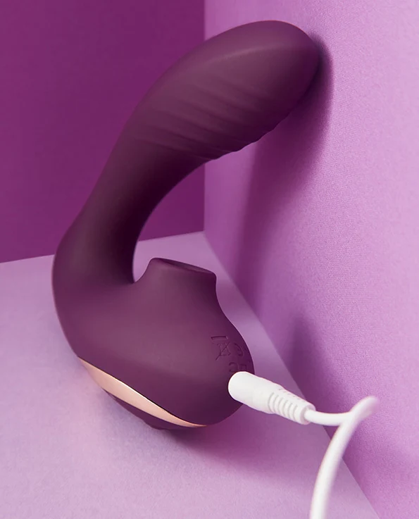Euphoria Clit Sucker & Vibrating Dildo - Image 5