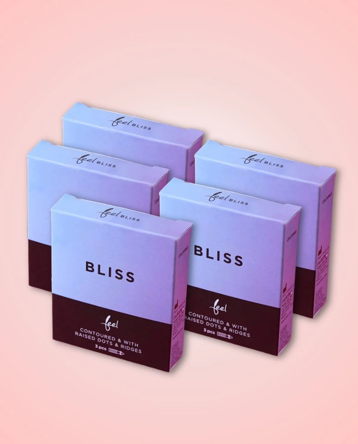 Feel Condoms Bliss (Ribbed) Multipack Bundle - Image 4