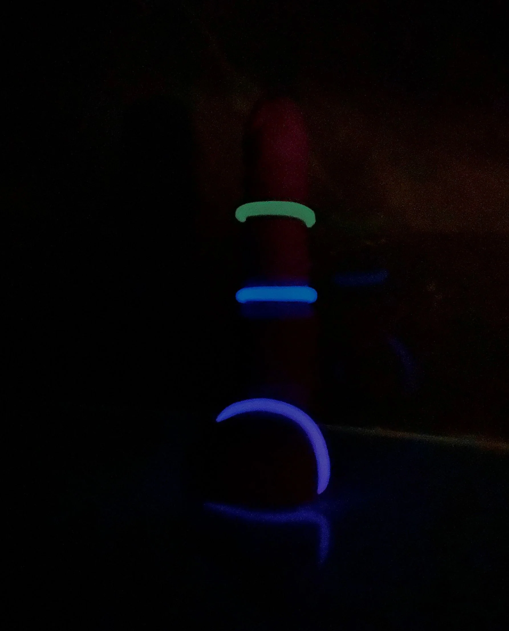Glow in the Dark Jelly Cock Ring Set - Image 3