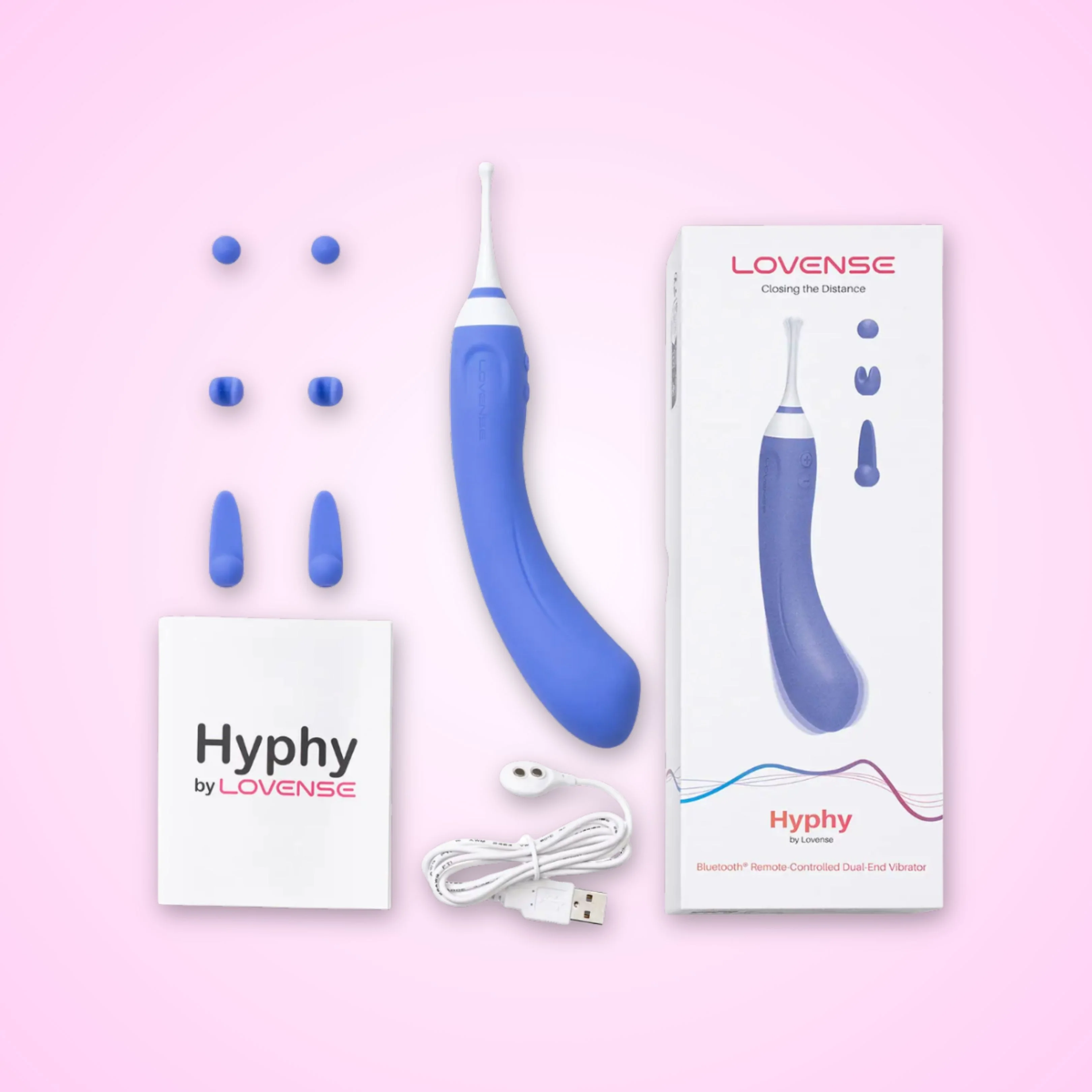 [FREE LUBE] Lovense Hyphy Dual-End Pinpoint Vibrator - Image 8