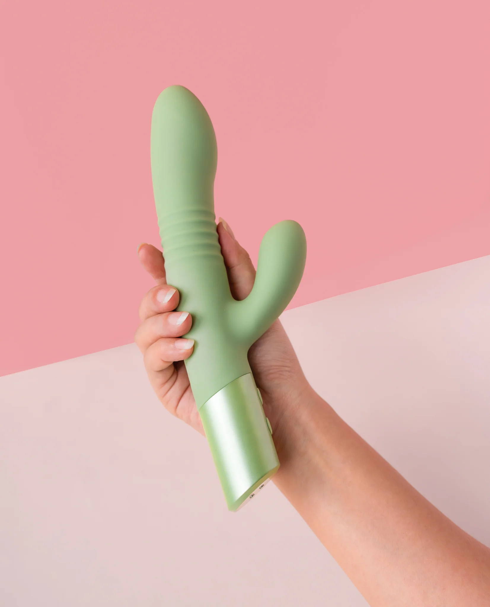 Mystique Rabbit Thruster Vibrating Dildo - Image 3
