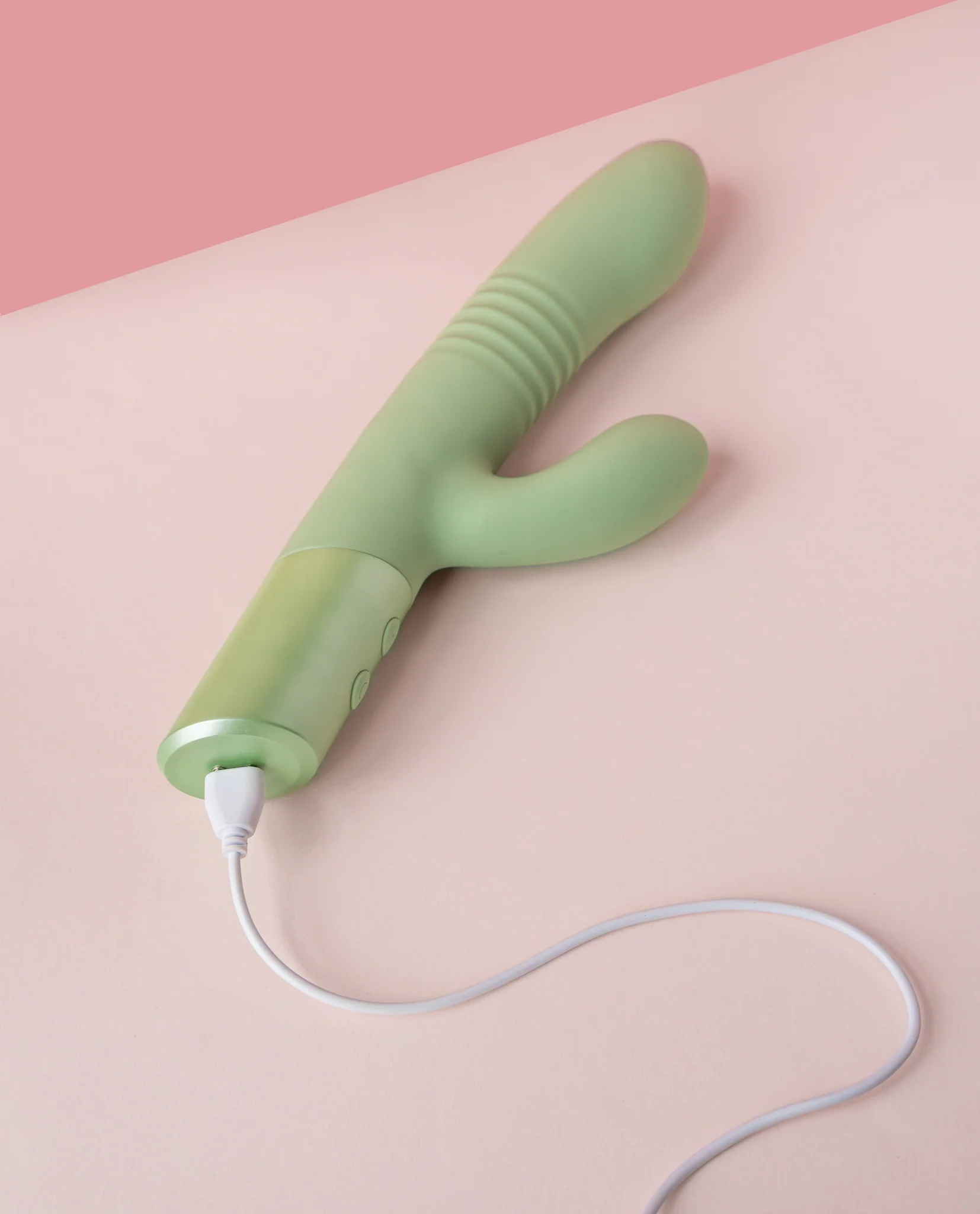 Mystique Rabbit Thruster Vibrating Dildo - Image 4