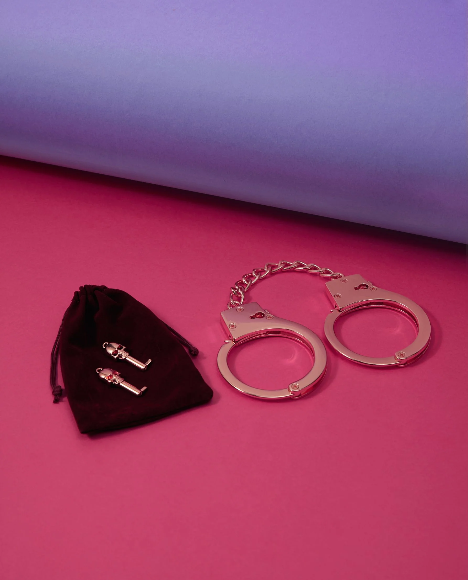 Rose Gold Bondage Hand Cuffs - Image 4