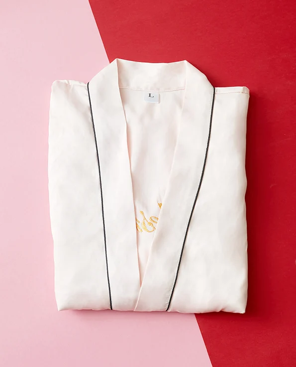 Satin Bridal Party Robe - Bridesmaid - Image 3