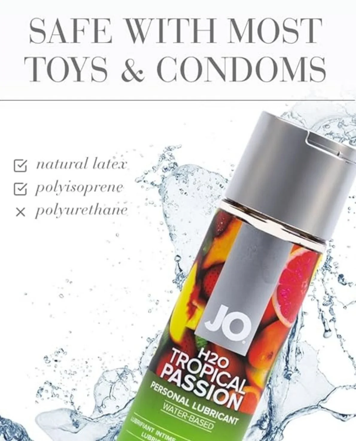 System Jo Tropical Passion Flavoured Water-Based Lube - Image 3